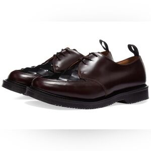 Fred Perry x George Cox Leather Lace Up Shoes SZ 10 Ox Blood Quiet Luxury NEW